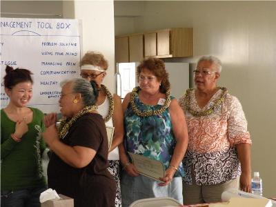 Location West Loch Village
Created Date 10/27/2009

Participants receive leis and certificates of completion